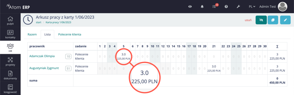 Zadaniowe karty pracy